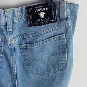 Women Vintage Versace Jeans Couture Ittierra Size 28/42 Blue High Rise